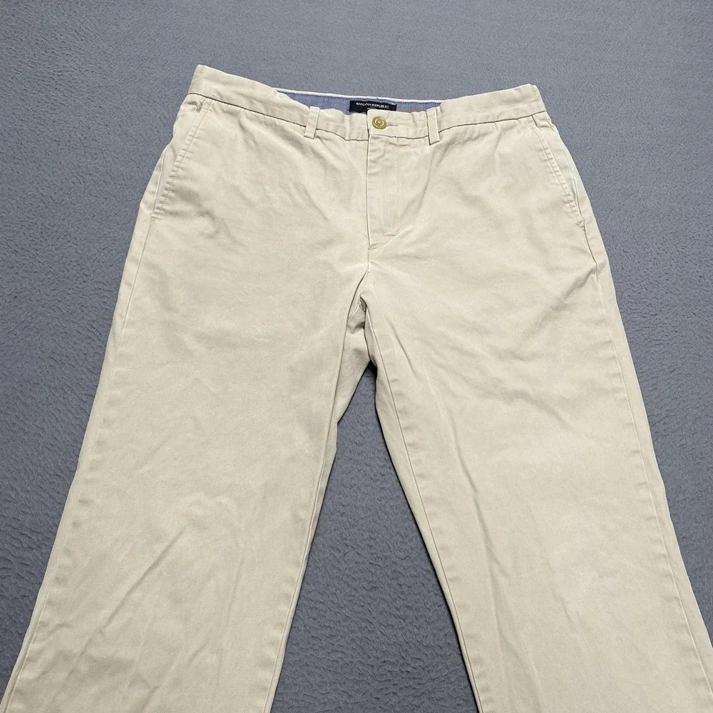 Banana Republic Pants Mens 34x32 Beige Chino Classic Fit Straight Leg Casual